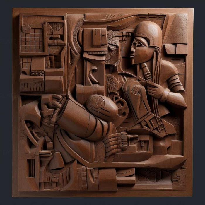 نموذج ثلاثي الأبعاد لآلة CNC 3D Art 